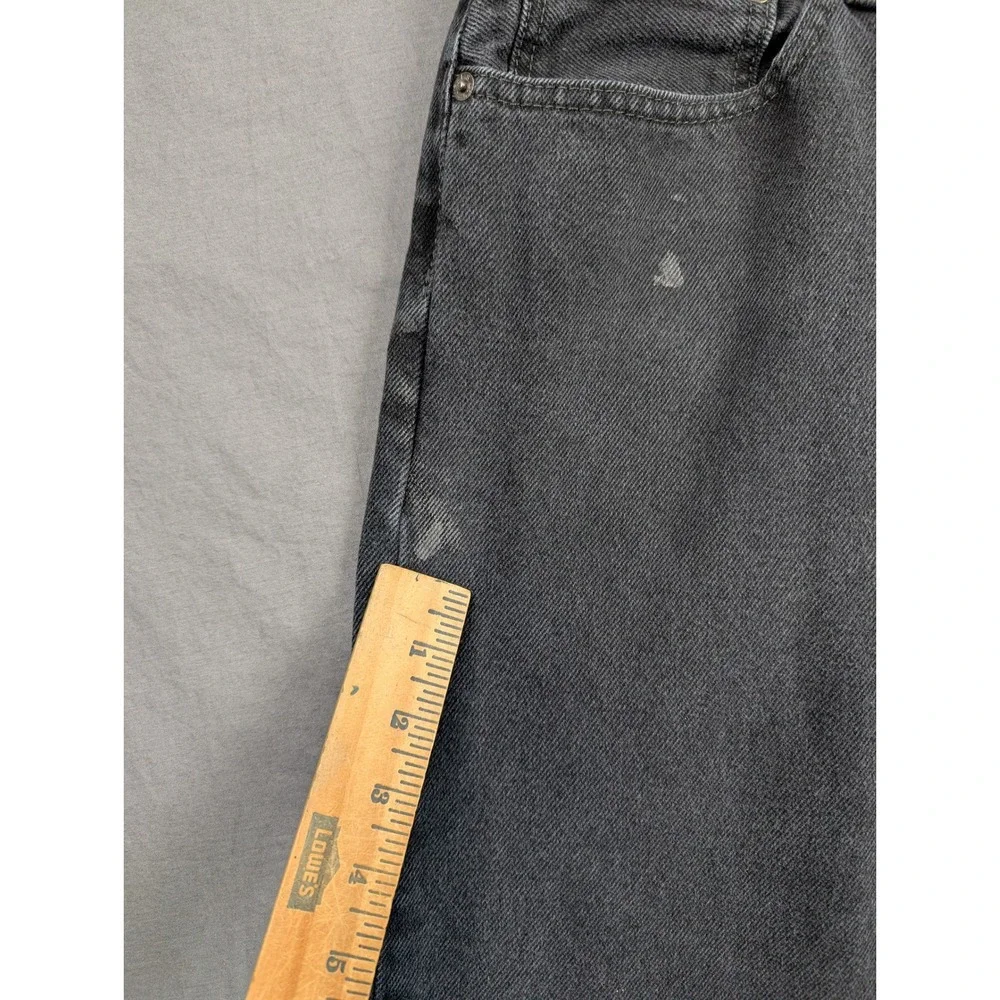 Levi 505 Regular Fit Straight Leg Jeans Black Size‎ 34x32